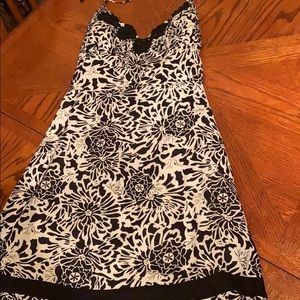 Black & White Midi Dress